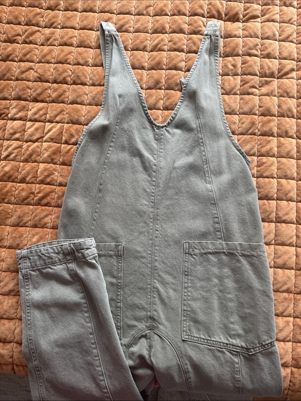 Free People Green Women’s Denim Overalls